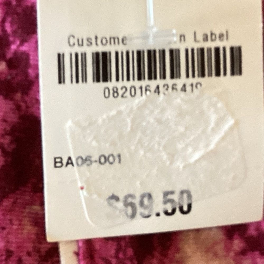 NWT JENNI brand/Macy’s women’s two-piece pajama set pink and wines size XS S M - Picture 9 of 16